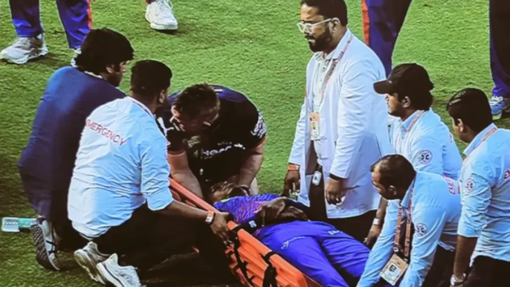 Lungi Ngidi Seriously Injured in IPL Match