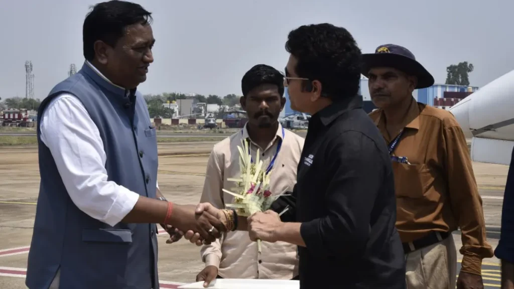 Sachin Tendulkar's Visit to Bastar