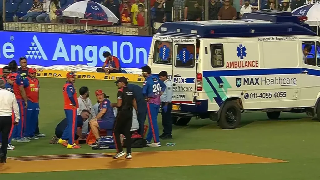 Lungi Ngidi Seriously Injured in IPL Match