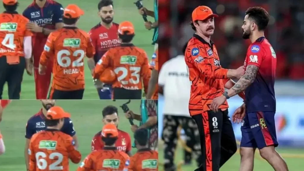 Kohli and Travis Head clash